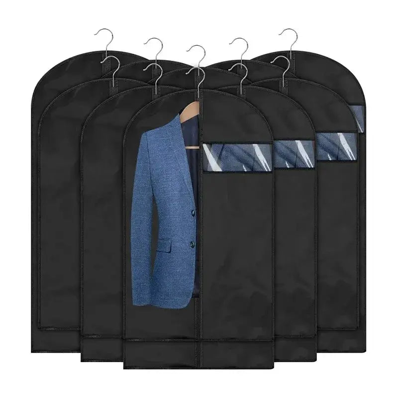 Garment Dust Cover Bags – Hanging Clothes Storage Protectors