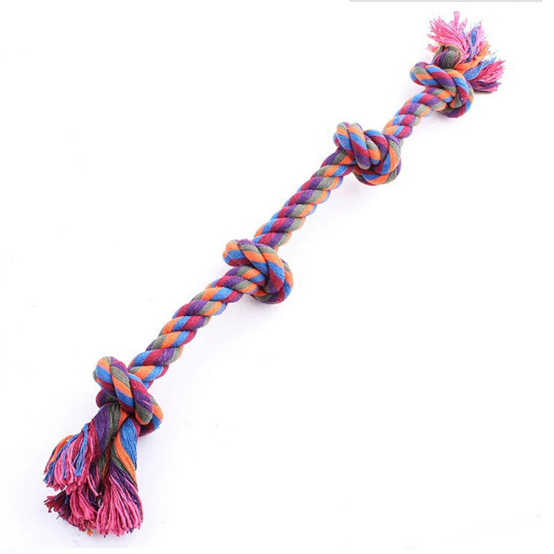 Dog Rope Toys – Cotton Tooth-Cleaning Chew Set