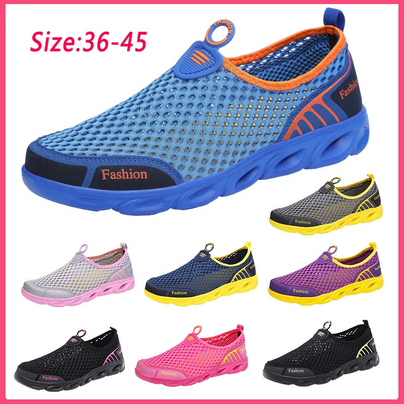Unisex Lightweight Walking Shoes – Breathable Summer Trainers (36–45)
