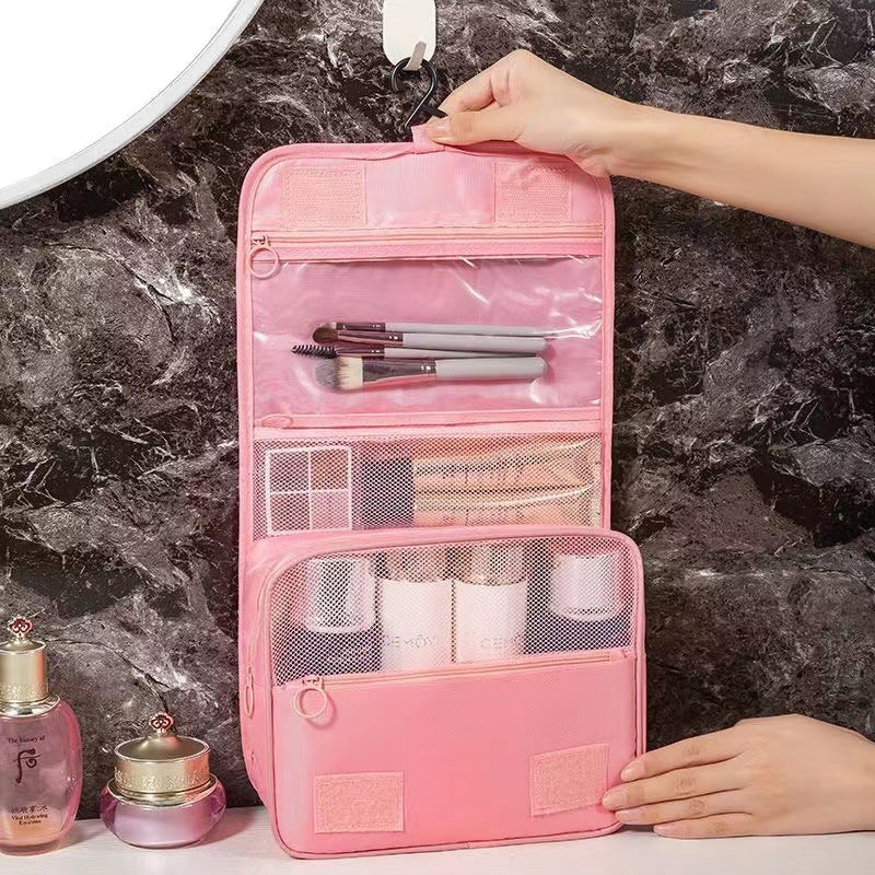 Travel Cosmetic Bag Women's Portable Large Capacity Storage Bag New Folding Cosmetic Wash Bag Skin Care Storage Bag