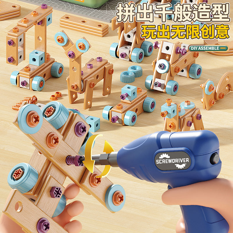 Kids Repair Tool Box Toy – Play Drill & Screwdriver Building Set