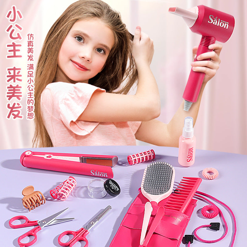 Kids Hair Salon Toy Set – Pretend Play Hairdresser Kit
