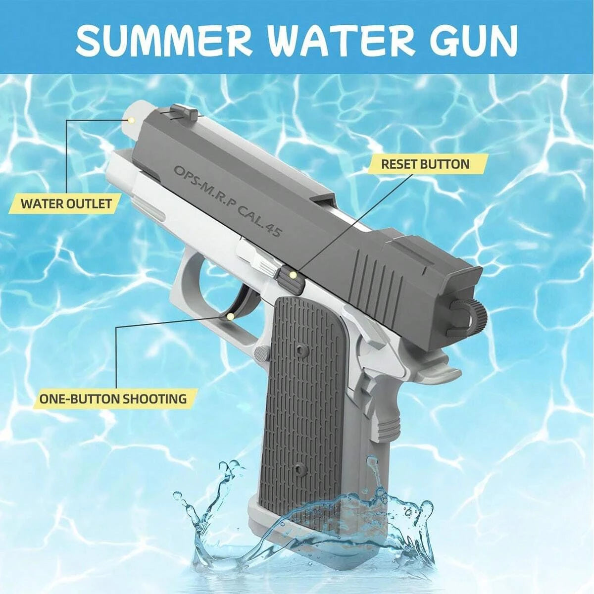 Water Pistol Toy – Summer Pool & Garden Squirt Gun