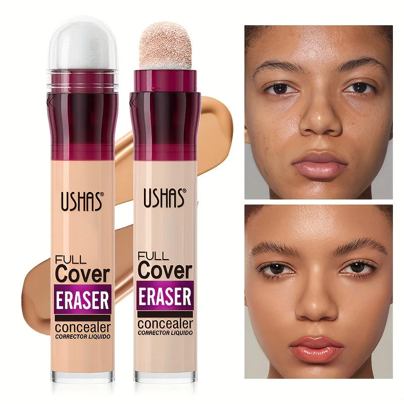 Sponge-Tip Liquid Concealer – Moisturising Cover for Dark Circles & Blemishes