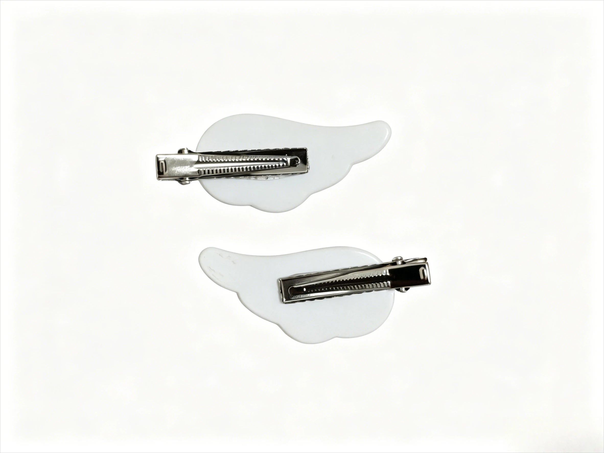 White Angel Wing Hair Clips – Cute Y2K Hairpin Pair
