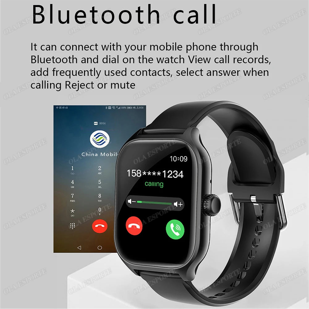 Fitness Smartwatch 2.01" – Calls, Calories & Wellness Tracking