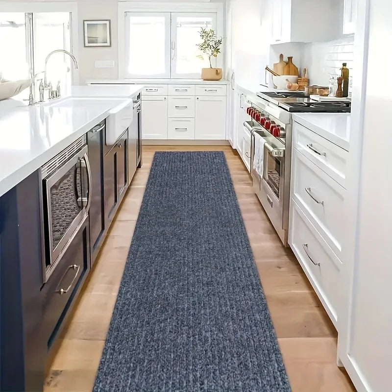 40cmX3m Kitchens Bedroom Rug Water Uptake Home Decor Self-adhesive Room Decoration Bathroom Rugs Solid Color Carpet Living Room
