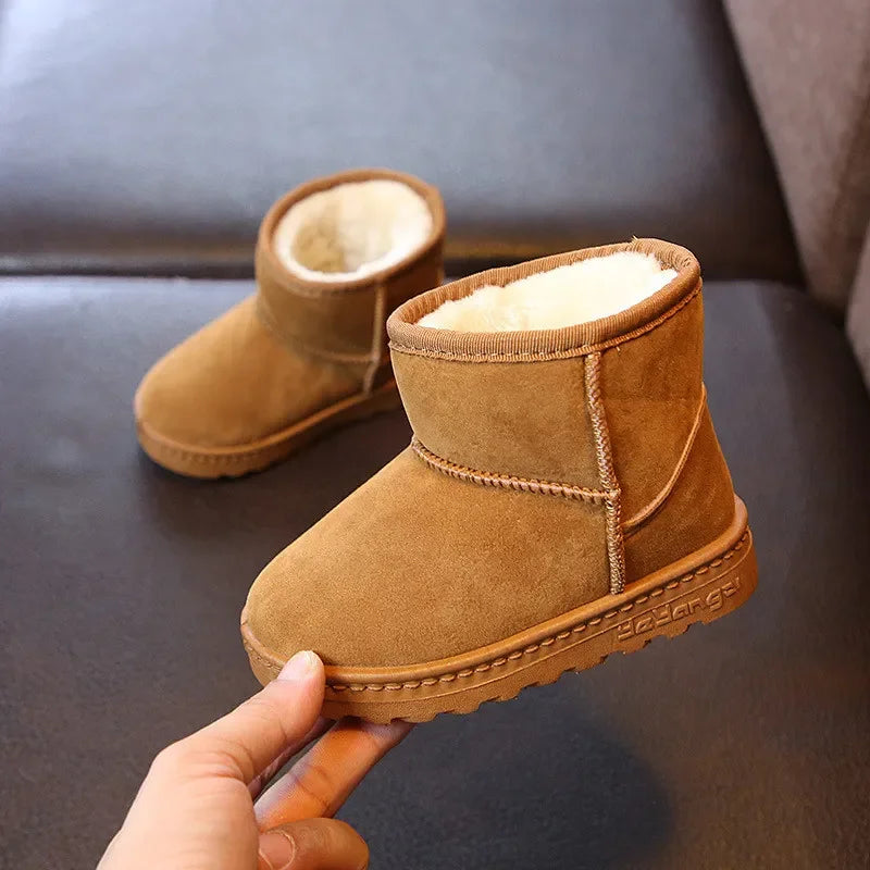 Kids Warm Snow Boots – Cotton-Lined Winter Shoes for Boys & Girls