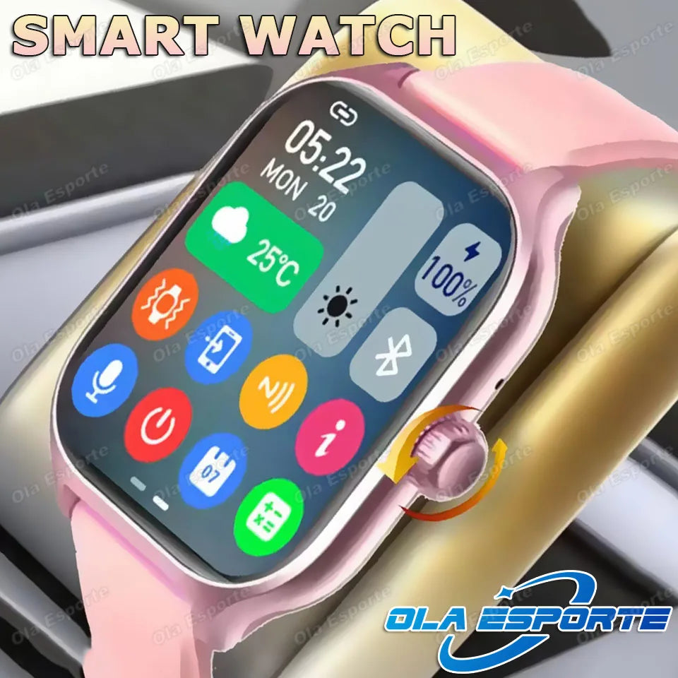 HD Smartwatch 2.01" – Calls, Messages & Sports Modes