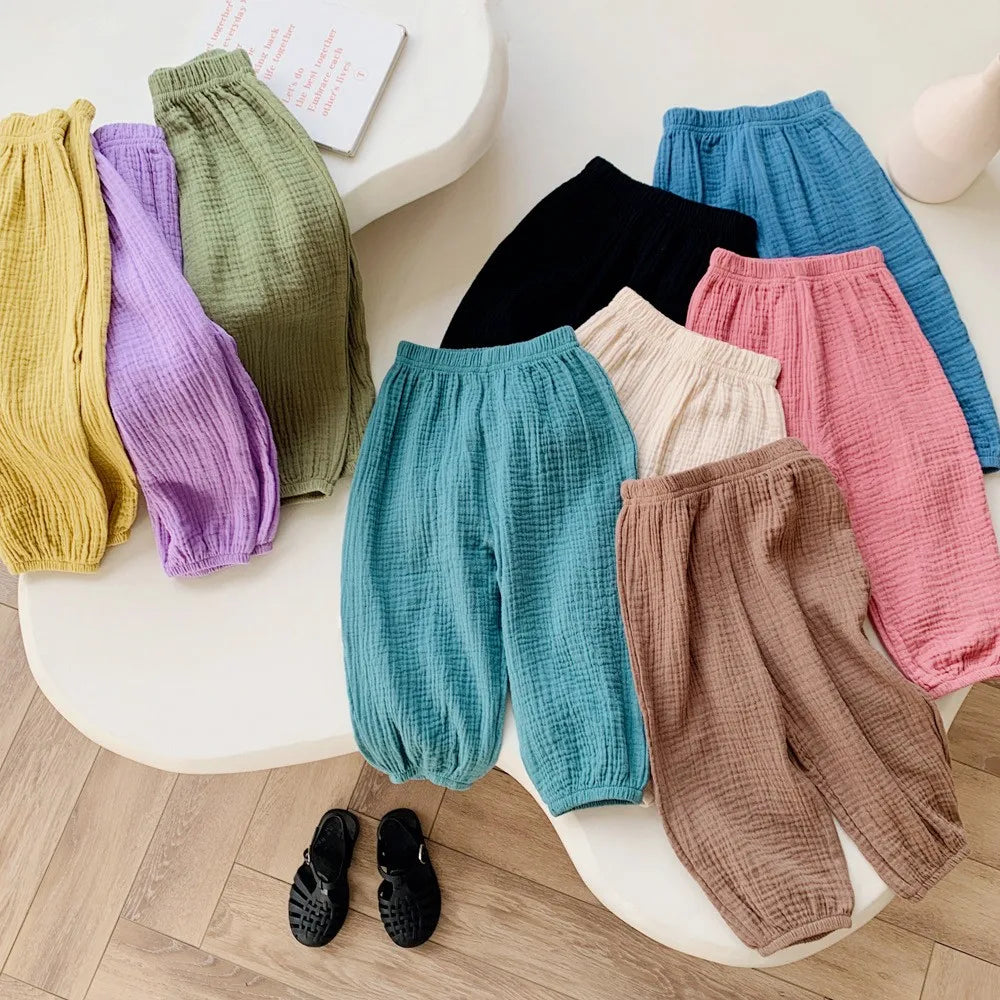 Toddler Anti-Mosquito Trousers – Light Loose Summer Pants
