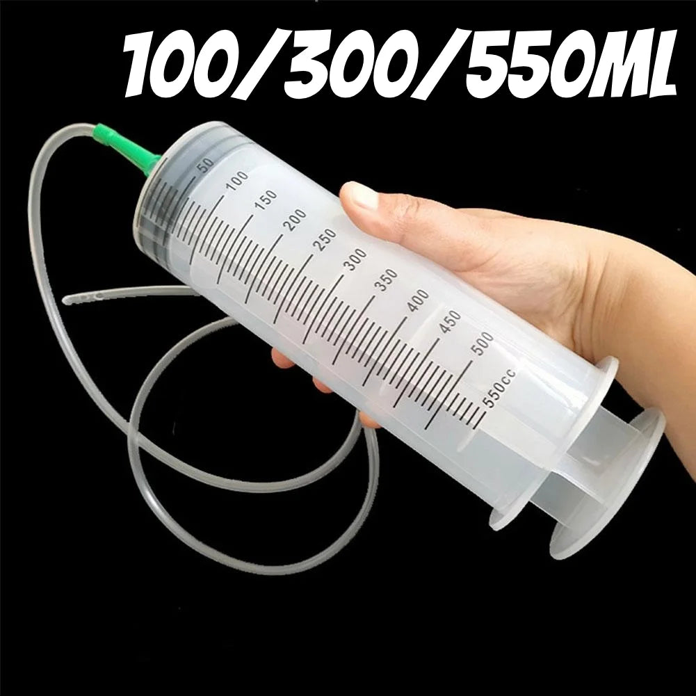 Large Feeding Syringe with Hose – 100–550ml Pet & Garden Pump