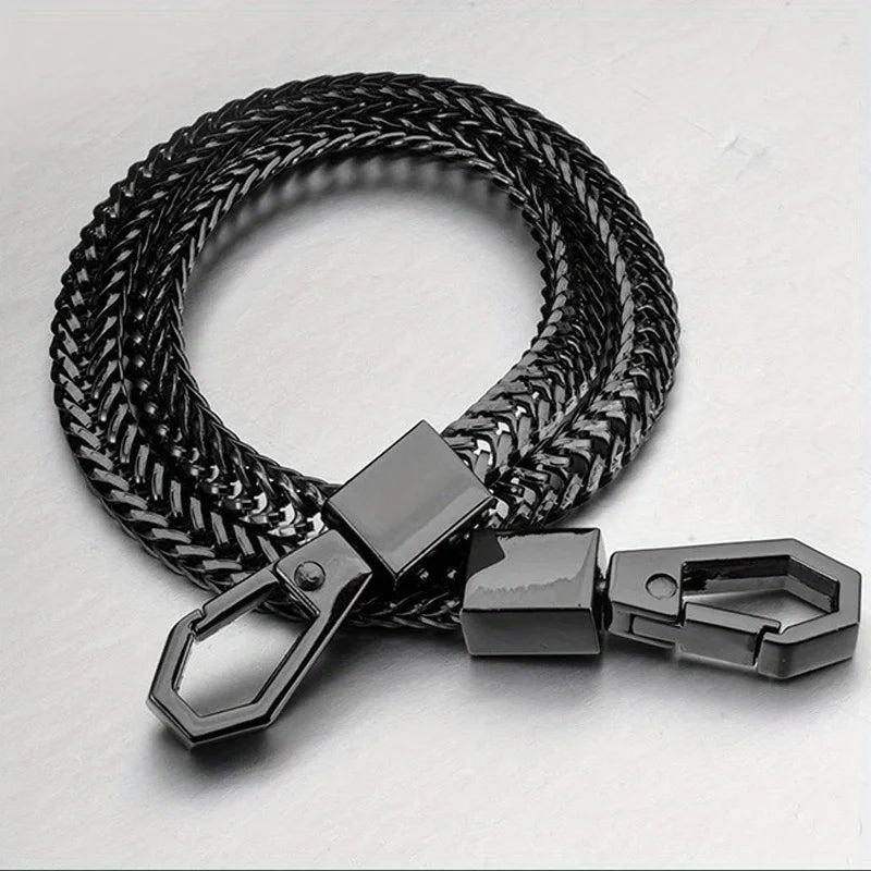 Men's Metal Wallet Chain – Punk Trouser Keychain Clip