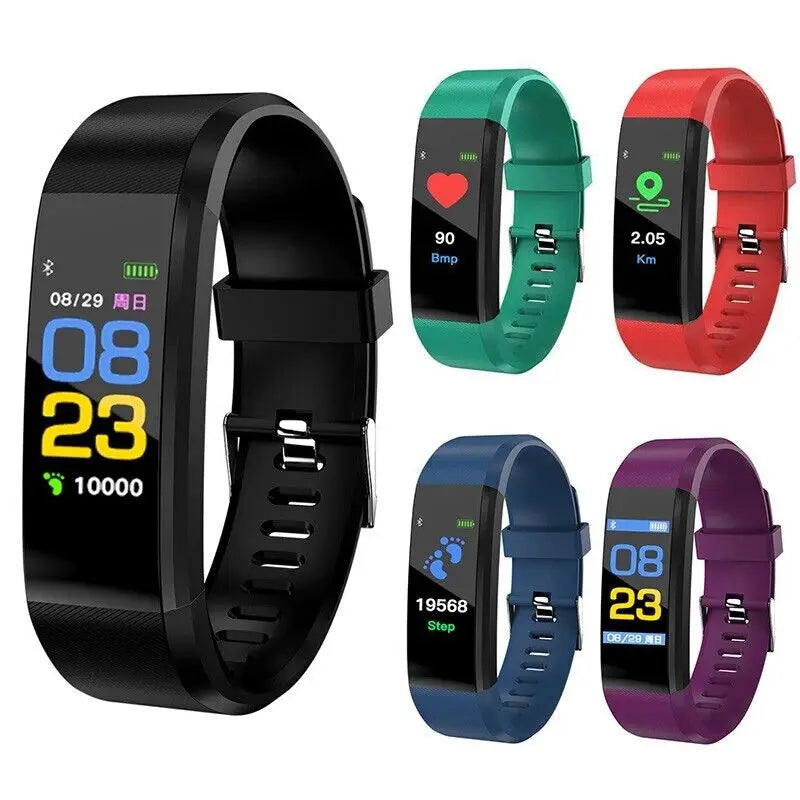Fitness Smart Band – Waterproof Activity & Heart Rate Tracker