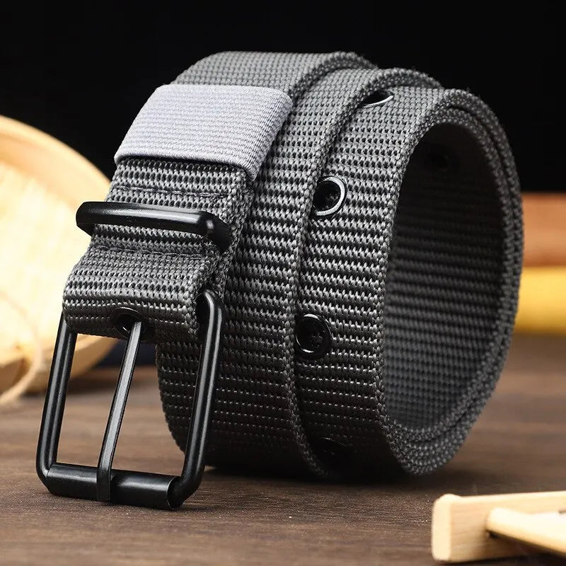 Nylon Canvas Belt – Porous Pin-Buckle Sports Belt (Unisex)