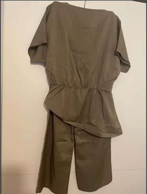 Two-Piece Summer Co-Ord Set – Short Sleeve Top & Trousers