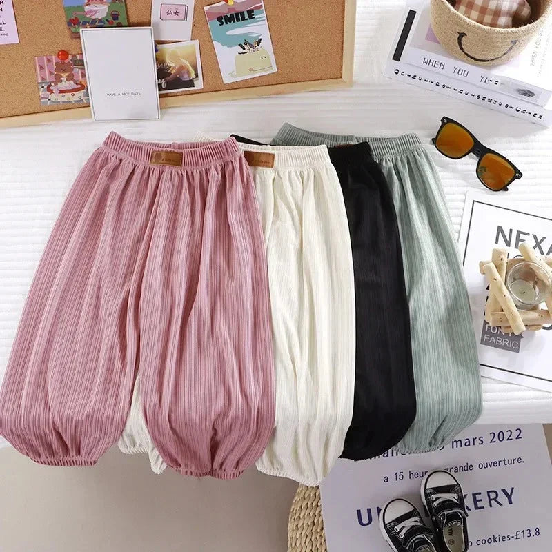 Kids Lightweight Summer Trousers – Breathable Anti-Mosquito Pants