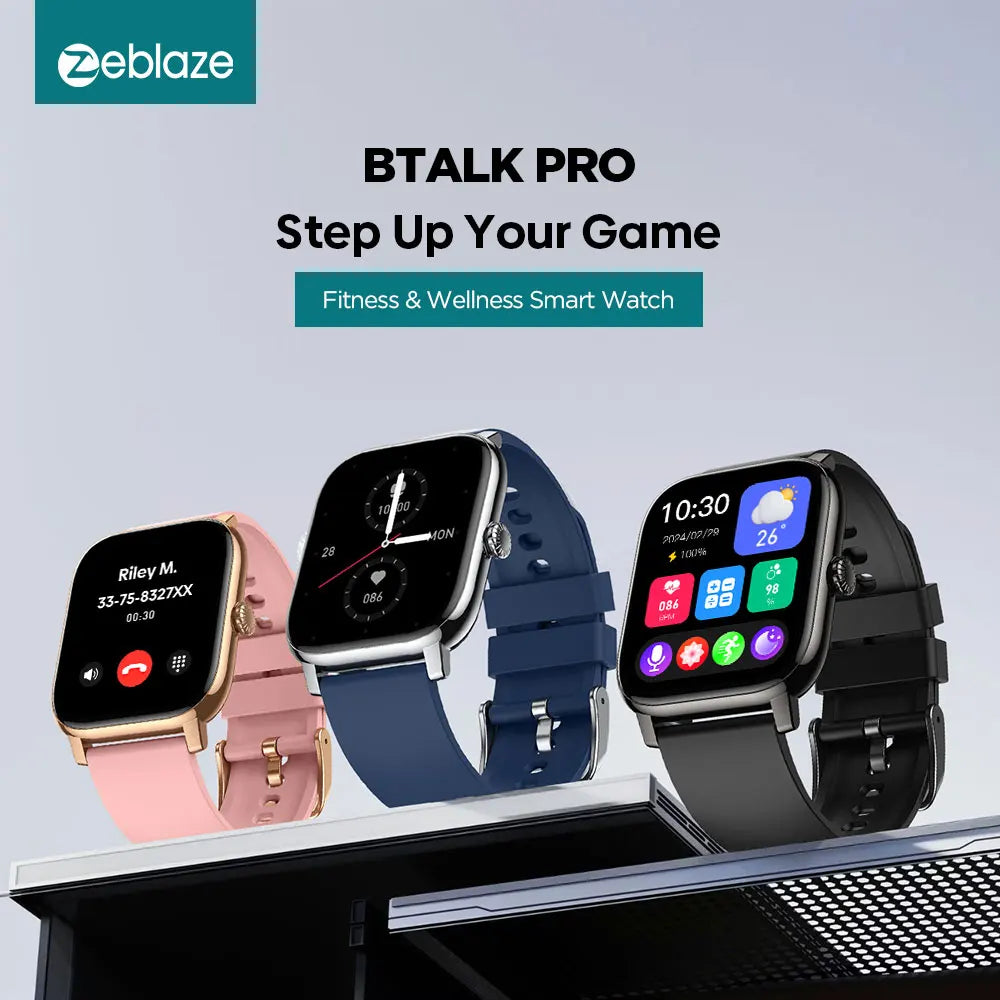 Zeblaze Btalk PRO Smartwatch – 1.91" HD Voice-Calling Watch