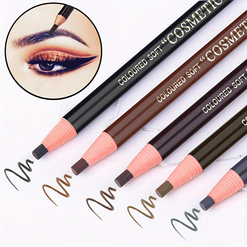 Pull-Line Eyebrow Pencil – No-Sharpen Waterproof Brow Definer