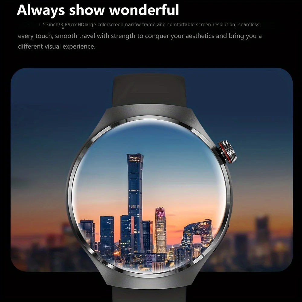 LAXASFIT NFC Smartwatch – HD Screen, Heart Rate & Calls