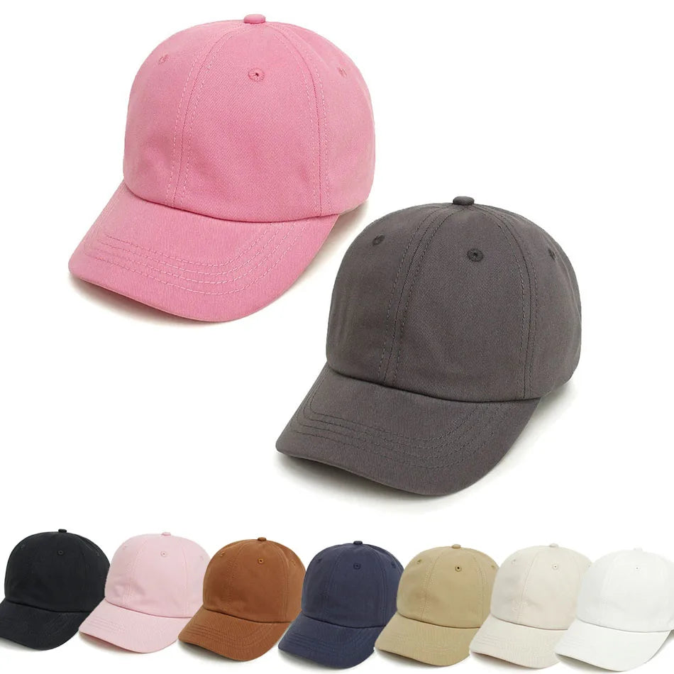 Baby & Kids Baseball Cap – Low-Profile Cotton Sun Hat