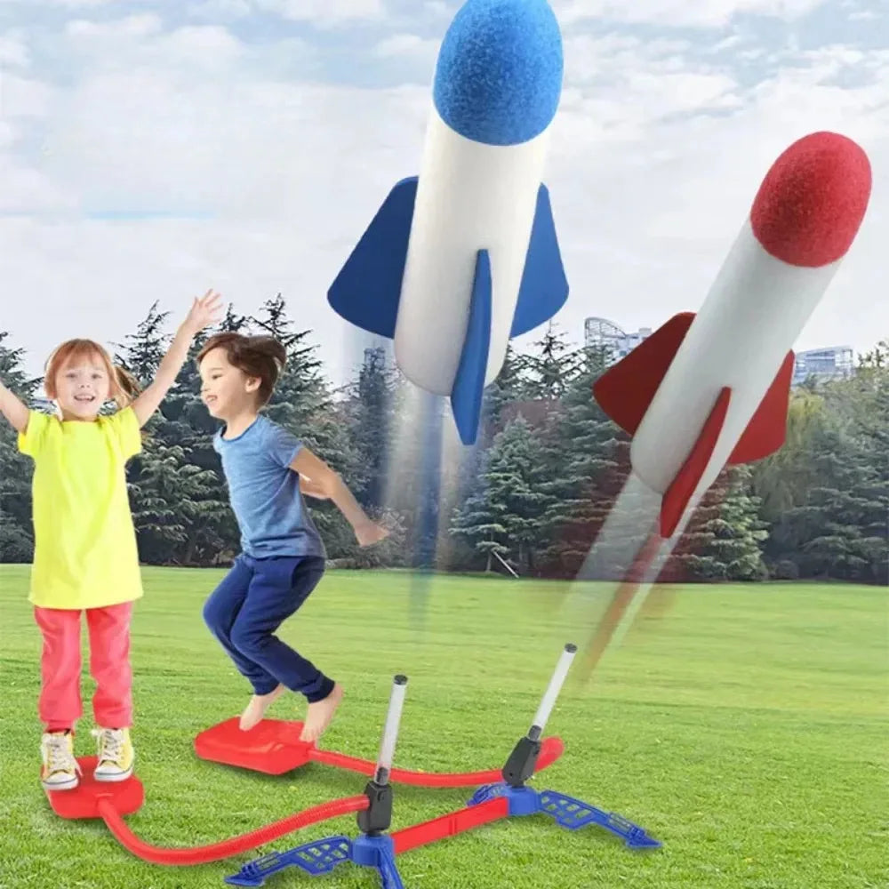 Stomp Rocket Launcher Set – Air-Powered Outdoor Kids Game