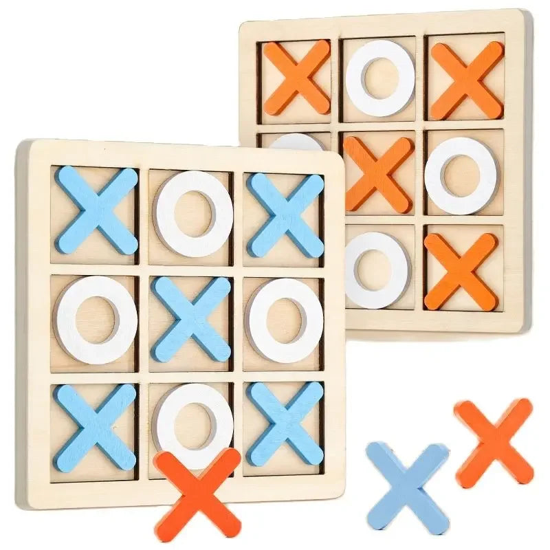Wooden Mini Chess Puzzle – Montessori Brain-Training Game