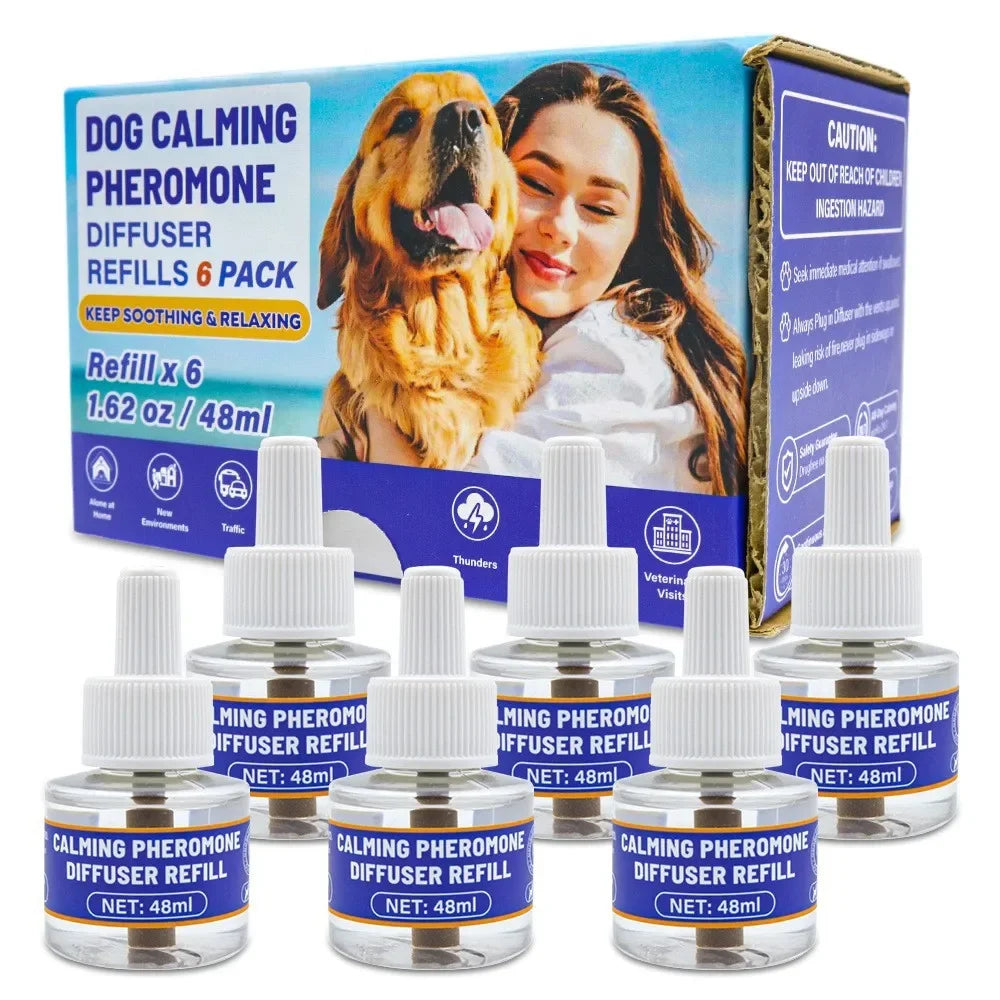 Pet Calming Diffuser Liquid 6-Pack – Soothing Comfort Refills