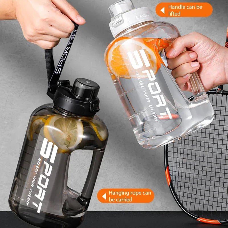 Big Capacity Gym Water Bottle 1.2/1.7L – Portable Fitness Jug