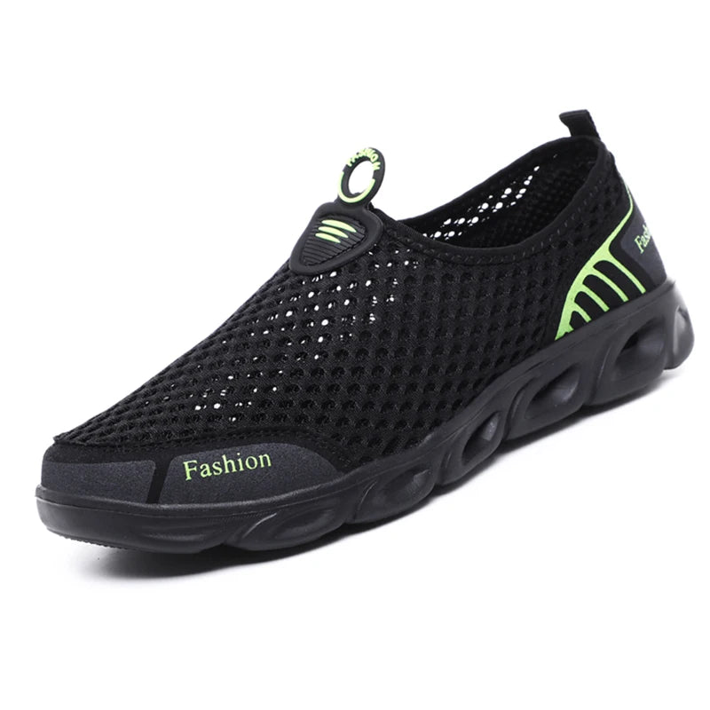 2025 Men Aqua Shoes Outdoor Breathable Beach Shoes Lightweight Quick-drying Wading Shoes Sport Water Camping Sneakers Shoes