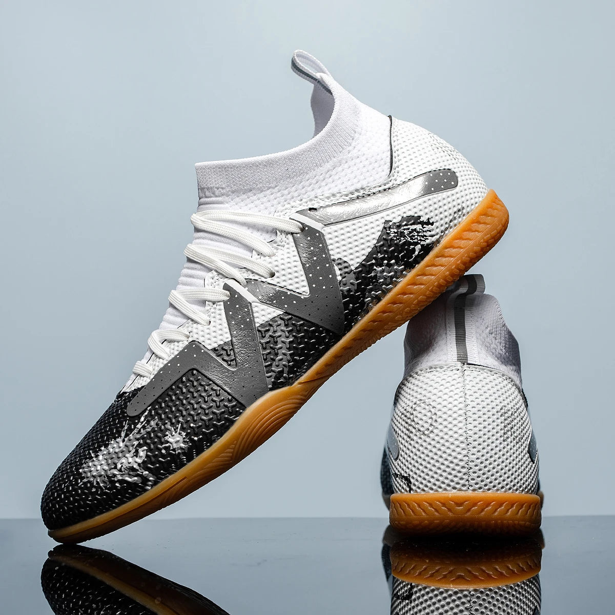 Indoor Football Trainers – Flat-Sole Futsal Shoes for Men & Teens