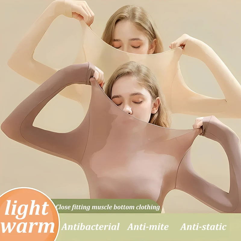 Women's Seamless Thermal Set – Warm Winter Base Layer