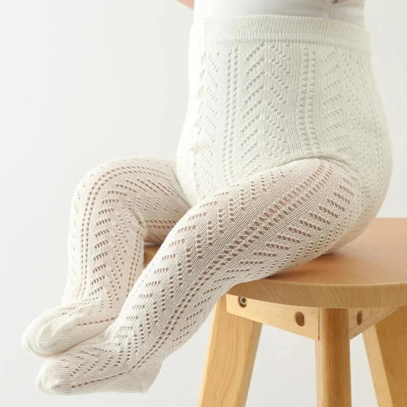 Girls Mesh Summer Tights – Light Spanish-Style Pantyhose