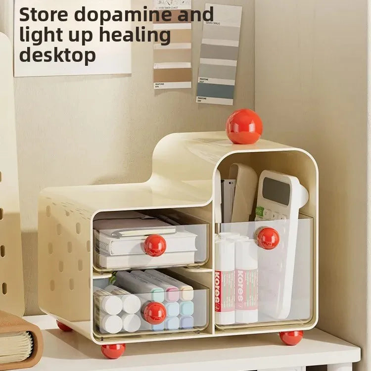 Office Coffee Capsule Storage Box Drawer Style Desktop Tea Bag Organizer Tabletop Capsule Holder Plastic Jewelry Display Stand