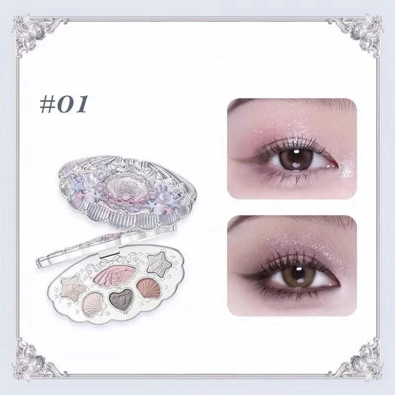 Flower Knows Snow Gift Box Lip Glaze Powder Blusher Cosmetic Set Holiday Gift for Girlfriend Make Up Sets Cosmetics Full Set