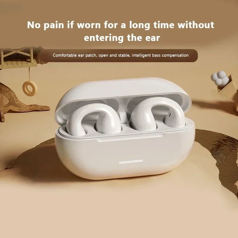 T75 Bone Conduction Headphones – Open-Ear Bluetooth 5.3 Sports Headset