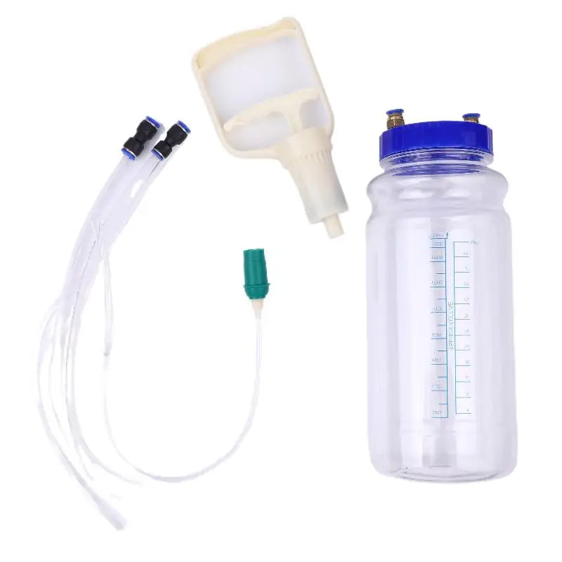 Premium Oil Changing Kit – 2L Vacuum Bottle With Hose, Storage Bag & Hand Pump – Essential For Car And Truck Maintenance