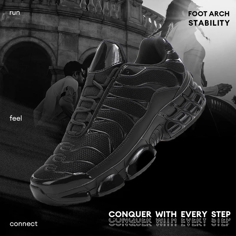 Men's Air-Cushion Trainers – Shock-Absorbing Gym & Running Shoes