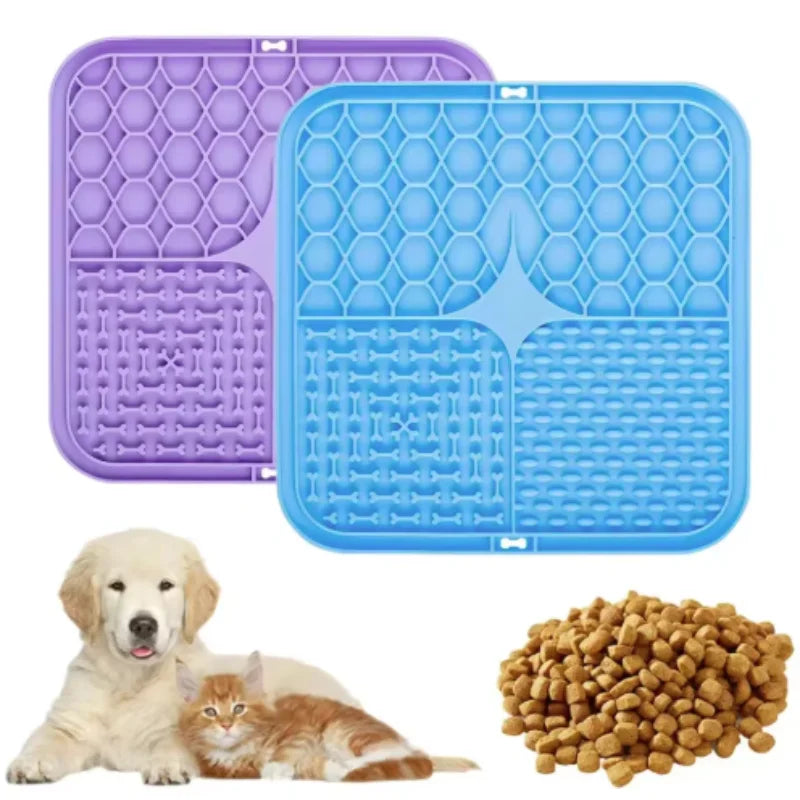 Dog Lick Mat – Suction Slow-Feeder for Bath-Time Distraction