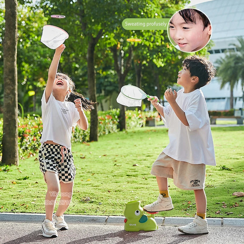 Stomp & Launch Flying Disc Rocket – Outdoor Garden Game