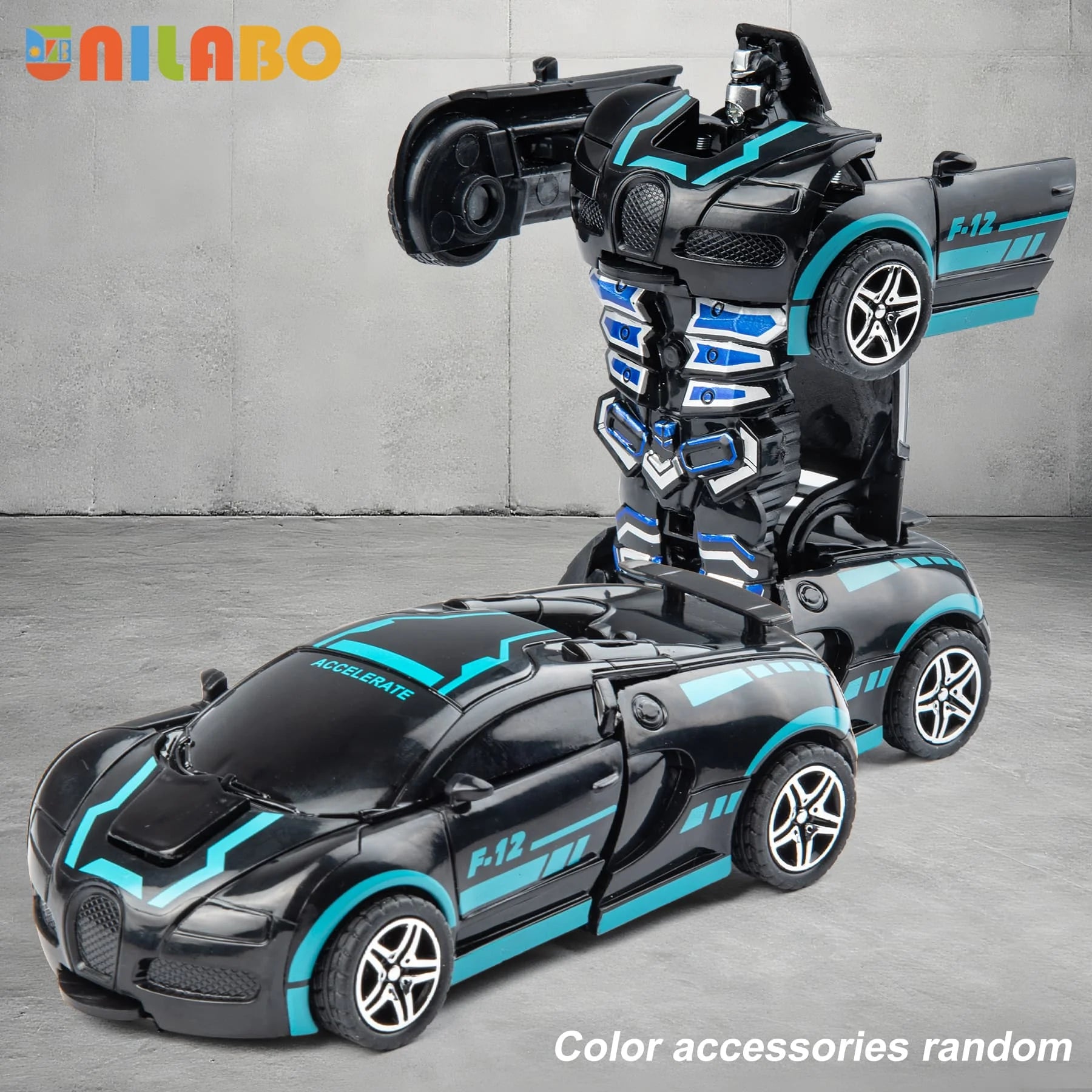 2-in-1 Transforming Robot Sports Car