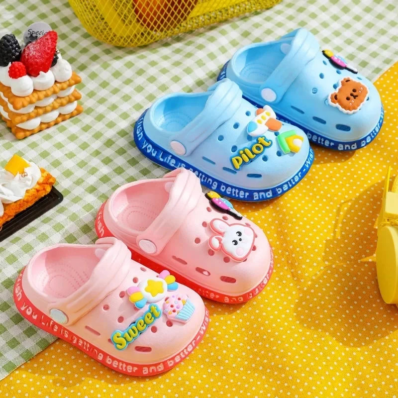 Kids Garden Clogs – Light Breathable Beach Sandals