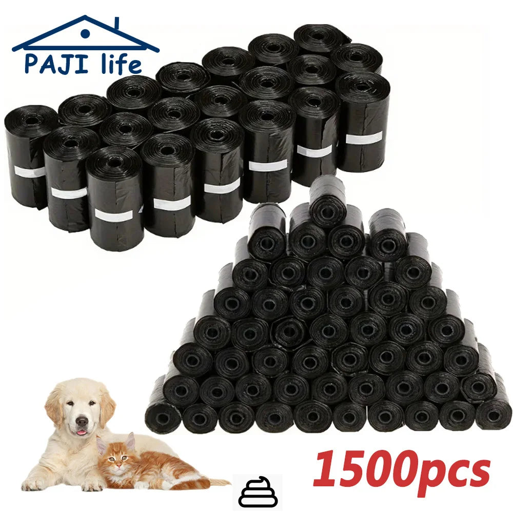 Dog Poo Bags with Dispenser – Leak-Proof Pet Waste Bags