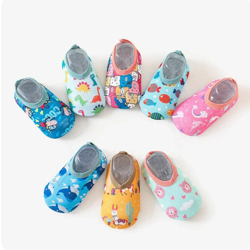 Kids Aqua Swim Socks – Non-Slip Beach & Pool Water Shoes