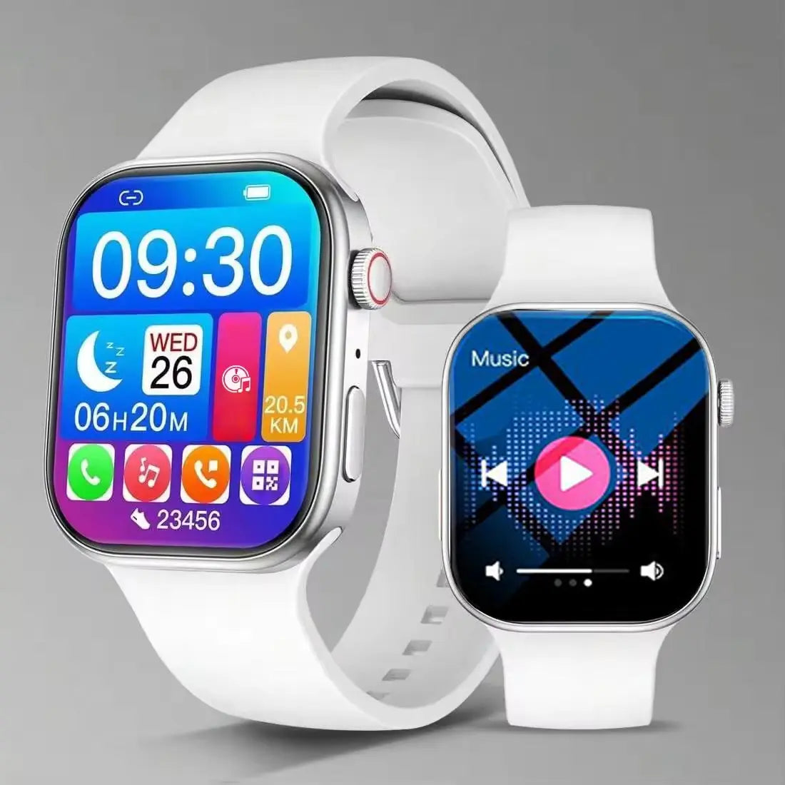 Multi-Sport Smartwatch – Calls & App Reminders (iPhone/Android)