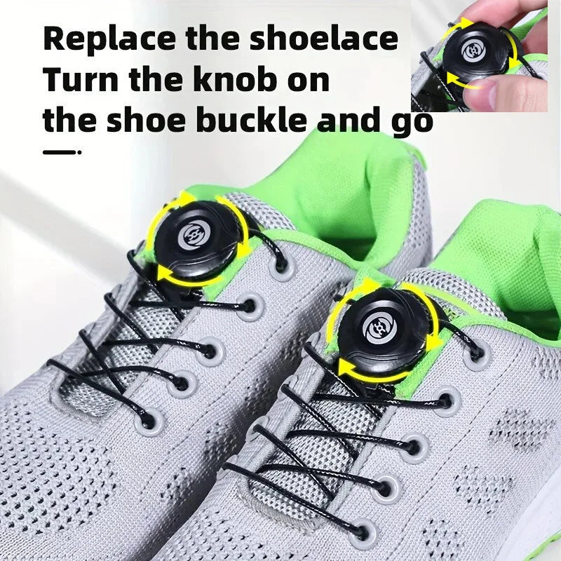 No-Tie Elastic Shoelaces – Quick-Lock Laces for Kids & Adults