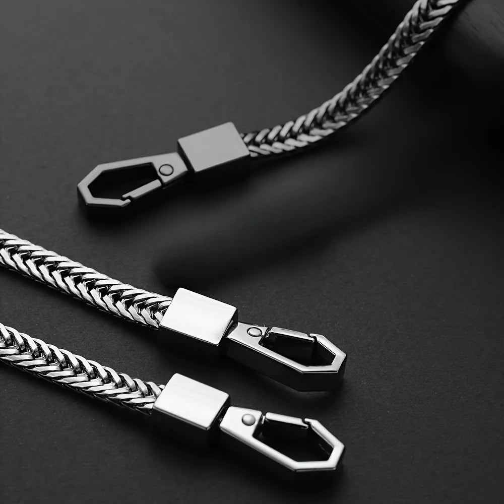 Men's Metal Wallet Chain – Punk Trouser Keychain Clip
