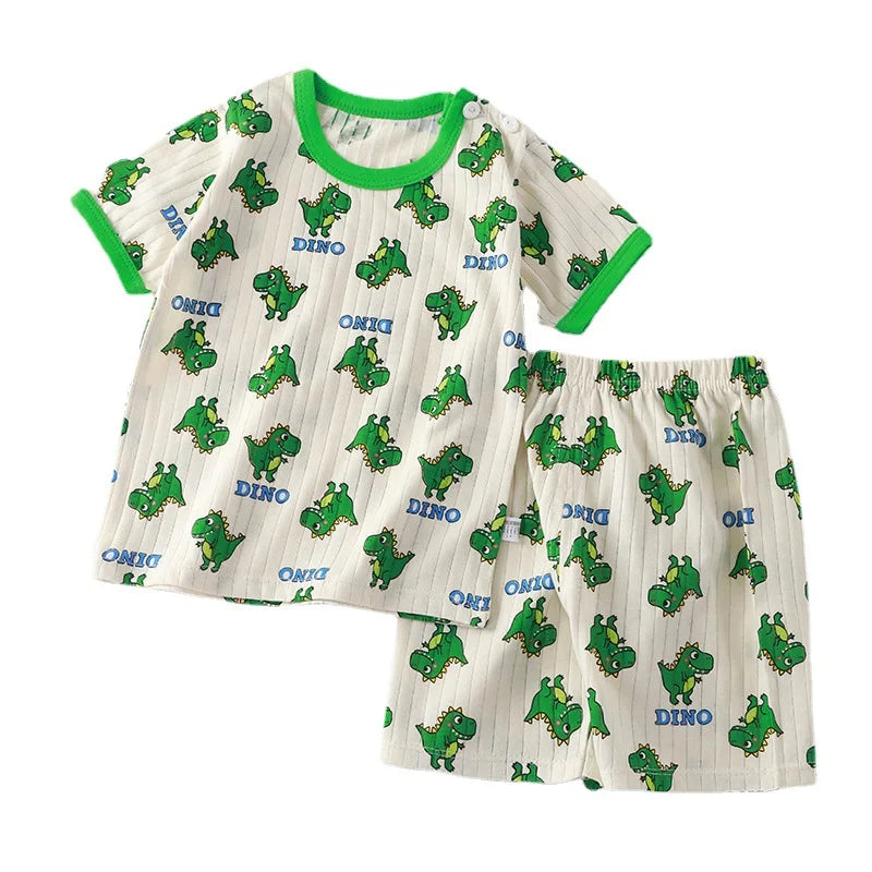 Kids Cotton T-Shirt & Shorts Set – Summer Two-Piece for Boys & Girls