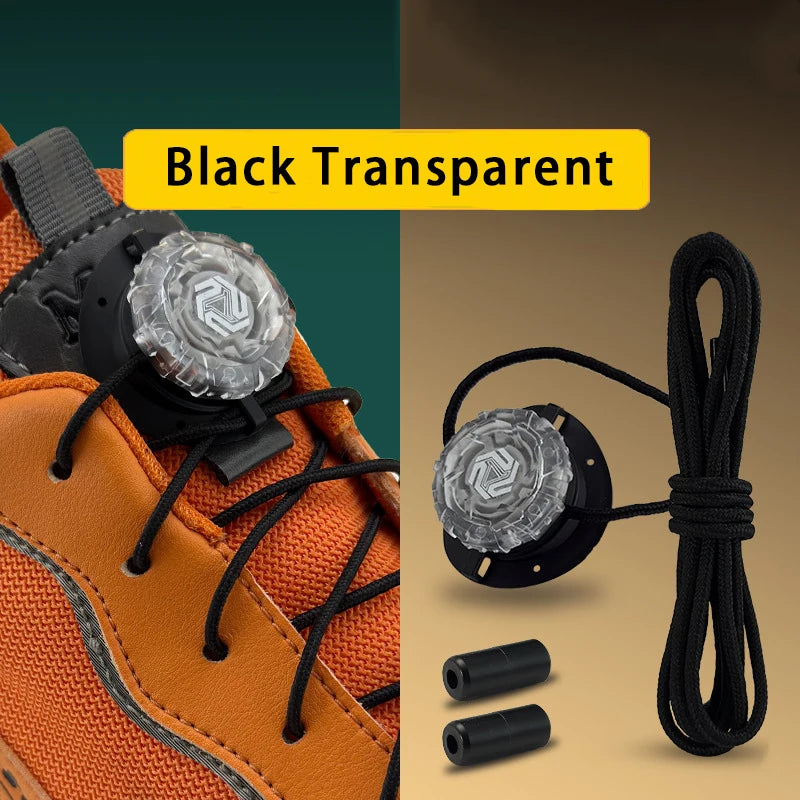 Swivel-Buckle No-Tie Laces – Automatic Shoelaces (1–2 Pairs)