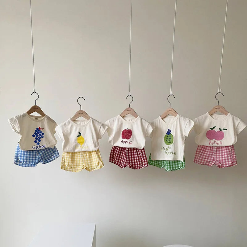 Kids Cotton Pyjama Set – Sleeveless Summer Nightwear with Fun Prints