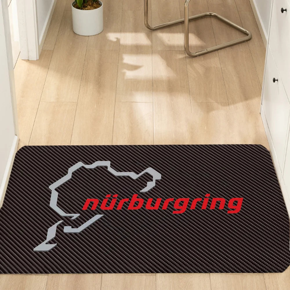 Nurburgring Things to the Room Rug Living Room Mat for Hallway on the Floor Kitchen Carpet for Home Entrance Front Door Mat Foot